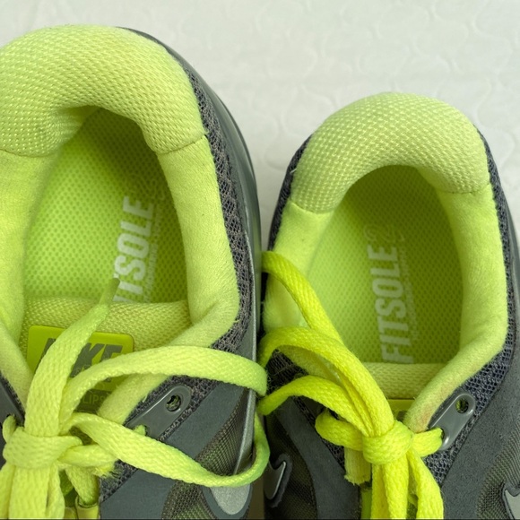 Nike Lunar Eclipse 2 gray and yellow running sneakers - Picture 7 of 9